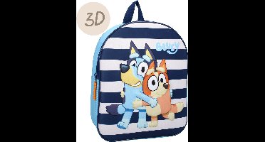Bluey Oh Happy Days 3D Rugzak - Blauw