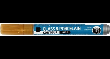 CC Glas- en Porselein Contourstift Goud