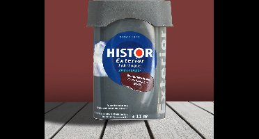 Histor Exterior Lak Zijdeglans 0,75 liter - Bourgondischrood