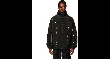 Diesel Green Jas Zwart 54 Man