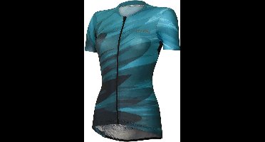 Rh+ Super Light Evo Korte Mouw Wielertrui Blauw L Vrouw