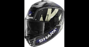 Shark Spartan RS Stingrey Mat Antraciet Antraciet Blauw AAB Integraalhelm L