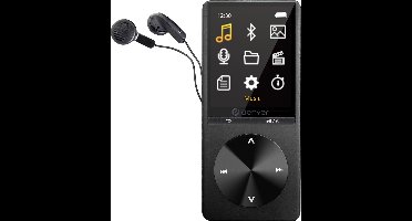 Denver MP3 / MP4 Speler - Bluetooth - USB - Shuffle - SD kaart tot 128GB - Incl. Oordopjes - Voice recorder - Dictafoon - MP1820 - Zwart