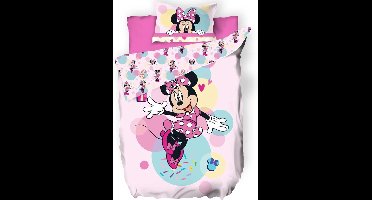 Minnie Mouse Dekbedovertrek 140 x 200 cm - polykatoen