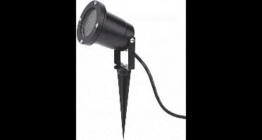 Grondspot zwart - GU10 fitting - IP65 - 1 stuk - aluminium en roestvrijstaal