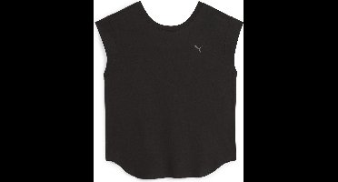 PUMA STUDIO FOUNDATIONS TEE Dames Sportshirt - Puma Black