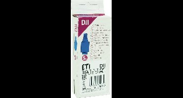 Eti Diazed DII zekering - porselein - 20 Amp - DZ gF Snel