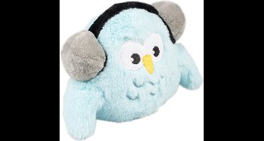 Duvoplus - Hond - Pluche Uil Dj 24x17x8cm Petrol - 162293