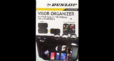 Dunlop zonneklep organizer - autoaccessoires