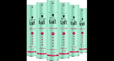 Taft True Volume Mega Strong Spray - Haarstyling - Haarspray - Langdurige Fixatie - Fijne Haartypes - Voordeelverpakking - 6x 250 ml