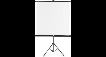 Hama Scherm met statief, 125 x 125 cm, 2in1, mobiele set, telescopische buis, wit
