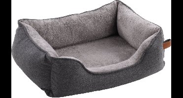 Flamingo Carlota - Mand Honden - Mand Carlota Rechthoekig+rits Grijs 65x45x20cm - 1st - 132088 - 1st