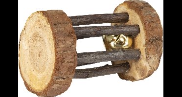 Flamingo Rolly - Speelgoed Knaagdier - Ks Rolly Hout 7x5x5cm - 1st - 130303 - 1st