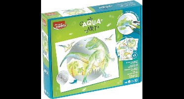 Hobbyset maped creativ aquaart dinosaurus 14delig