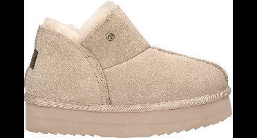 Warmbat Willow Plateau dames gevoerde boot - Beige - Maat 38