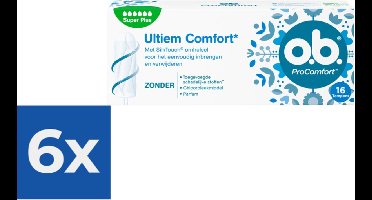 o.b. ProComfort Super Plus 16 stuks - Voordeelverpakking 6 x 16 stuks