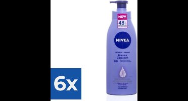 Nivea Body Milk Zijdezacht - 400 ml Met Pomp - Voordeelverpakking 6 stuks