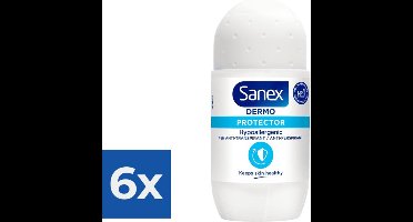 Sanex - Deodorant - Roller - Dermo Protector - 50ml x 6