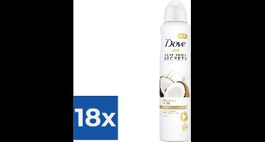 Dove Deodorant Deospray Coconut & Jasmine Flower 250 ml - Voordeelverpakking 18 stuks