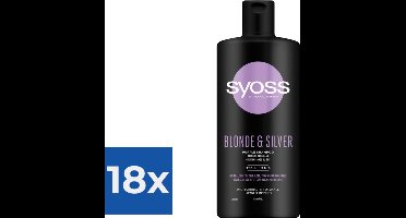 Syoss - Shampoo - Blonde & Silver - 440ml x 18