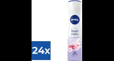Nivea Anti-transpirant Fresh Cherry 150 ml - Voordeelverpakking 24 stuks