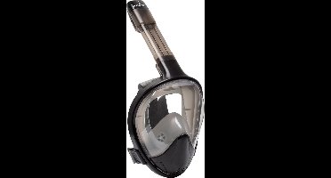 Atlantis Snorkelmasker 3.0 - Duikbril - Snorkel - Snorkelset - Full Face Masker - Volwassenen - Zwart/Grijs - S/M