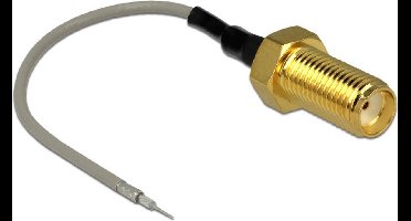 Antennekabel SMA Jack Bulkhead> Open uiteinde in blik 1,37 94,8 mm, draadlengte 10 mm