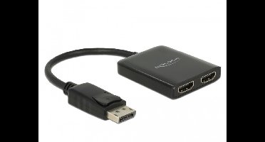 DisplayPort 1.4 Splitter 1 x DisplayPort tot 2 x HDMI MST