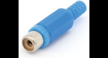 Velleman CA054BL kabel-connector RCA Blauw