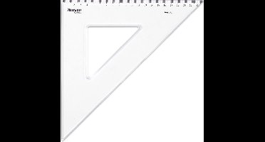 Aristo tekendriehoek - GEOCollege - schaalverdeling 30cm - hoek 45 graden - AR-23430