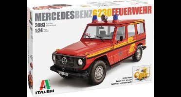 Italeri Modelbouwpakket Auto - 3663 Mercedes Benz G230 Feuerwehr Plastic - 1:24 - Modelbouw