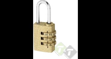 Hangslot Tri-Circle, Cijferslot, sloten 25mm, 3mm dik