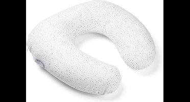 Doomoo Softy - Klein Voedingskussen - Biologisch Katoen - 150cm - Silver Dots