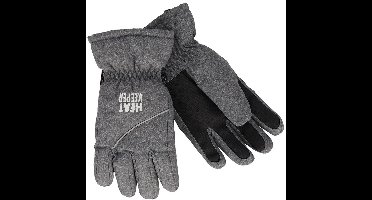 Heatkeeper Kinder Ski Handschoenen Grijs-9-12 jaar