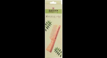 Kam van neemhout, met handvat, Sattva