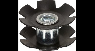 Elvedes Standard Steel Star Nut 1⅛ Inch Metal Tube 5 Stuks