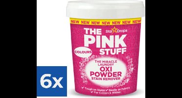 The Pink Stuff The Miracle Vlekverwijderaar Gekleurde Was 1 kg - Voordeelverpakking 6 stuks