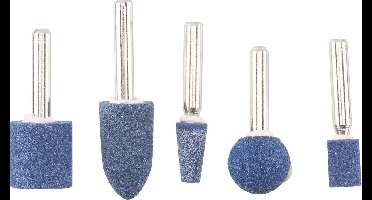 IRWIN Set slijpstenen 5PCS (boormachine) voor metaal, keramiek, pvc, koper, as 6mm