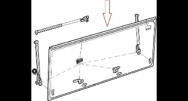 Dometic S4/S5 Kader zonder Raam 75x45