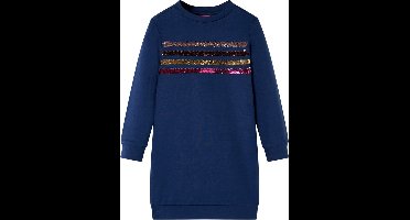 vidaXL - Kinderjurk - 92 - marineblauw