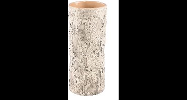 PTMD Bloempot Millay - 13x13x31 cm - Keramiek - Beige