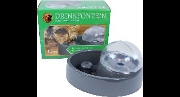 Boon Drinkfontein - Kat en Hond - Donkergrijs - 1,5 ltr
