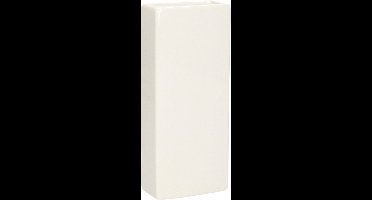 Gerimport Waterverdamper - wit - keramiek - 400 ml - radiatorbak luchtbevochtiger - 7,4 x 17,7 cm