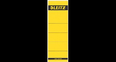 Leitz rugetiketten formaat 61 x 191 cm geel