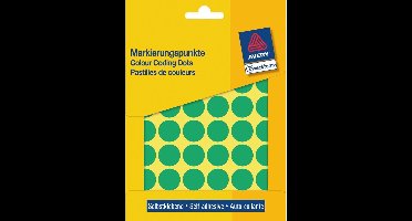 Huismerk Avery 3376 Ronde Etiket 18mm Groen