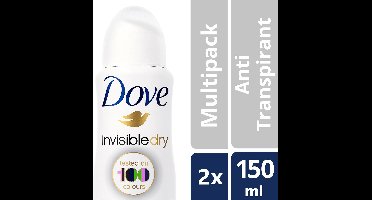 Dove Deodorant women Invisible Dry - 150 ml - 2 stuks