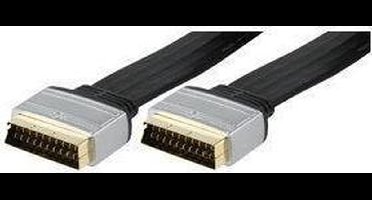 HQ Platte Audio / Video Scart Kabel 0.75 M