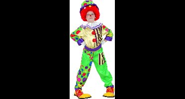 Vegaoo - Kleurrijke clown kostuum voor jongens
