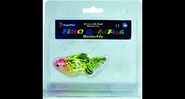 Superfish Fluo Goldfish Butterfly - Wit - 14 x 14 x 6 cm