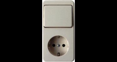 Berker Opbouw Combi Wissel + Ra - 10 x 5 x 19,5 mm